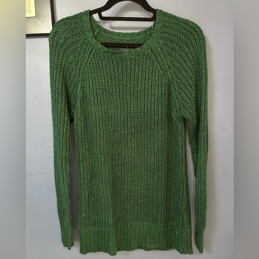 American Eagle Outfitters Turquoise Green Knit Sweater